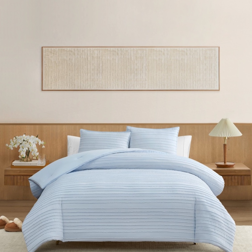 Ugg Devon Textured 3-Pc. Comforter Set, King - Current NWT - Picture 2 of 4